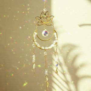 Lotus And Luna Suncatcher-crystal Suncatchers For Window Hanging Kitchen🌟